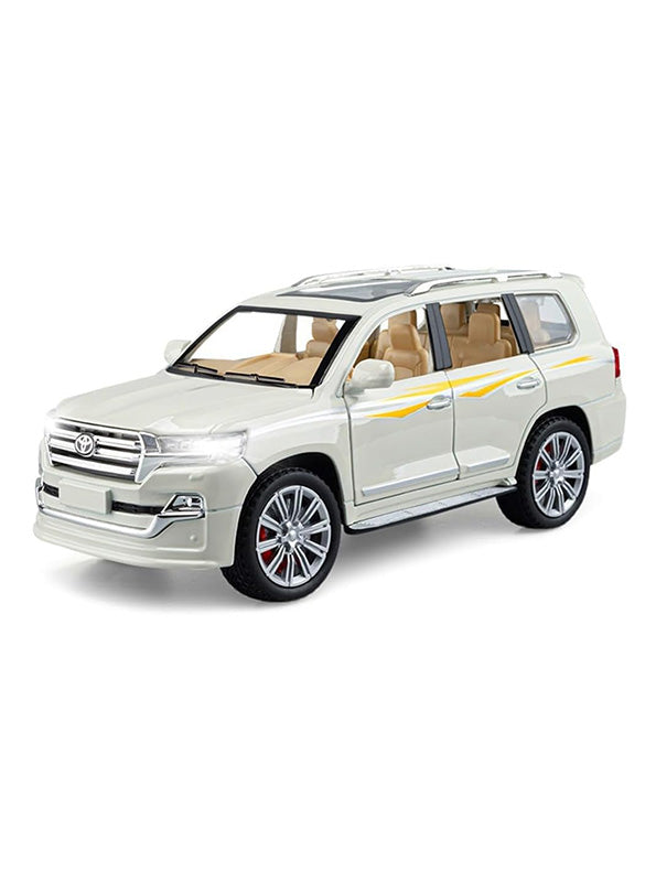 Toyota Land Cruiser Metal Diecast Model Car Toy Openable Doors - Big Size - Toyloft