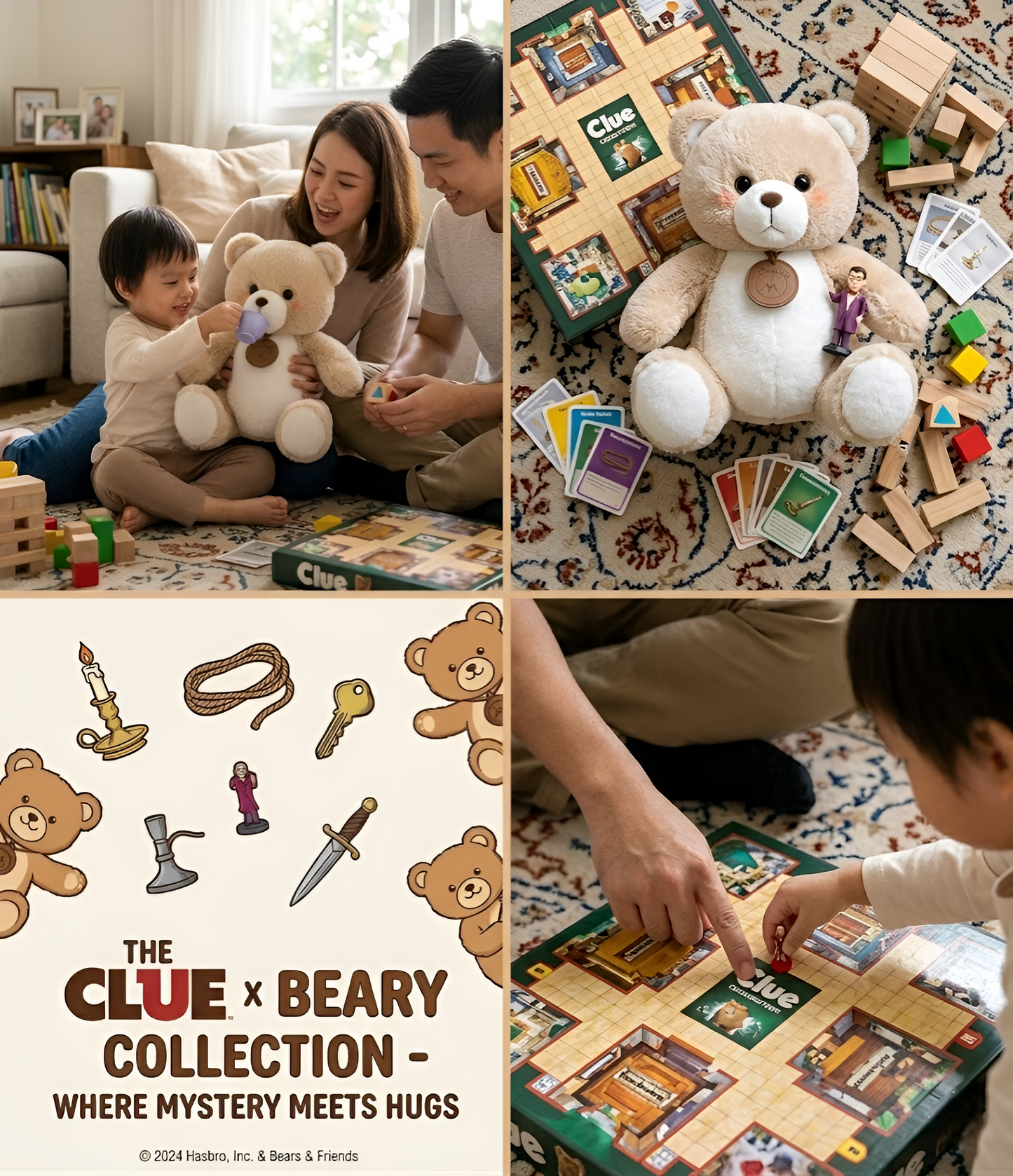 Teddy Bear – 30cm Premium Plush Ultra-Soft Stuffed Animal Toy with Embroidered Leather Medallion, Cream & Tan Nursery Décor Gift for Babies & Kids ST14532