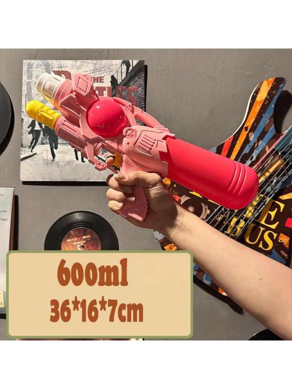 Super Power Water Gun Pichkari Tank Toy for Kids – High-Pressure Long-Range Fun - Pink