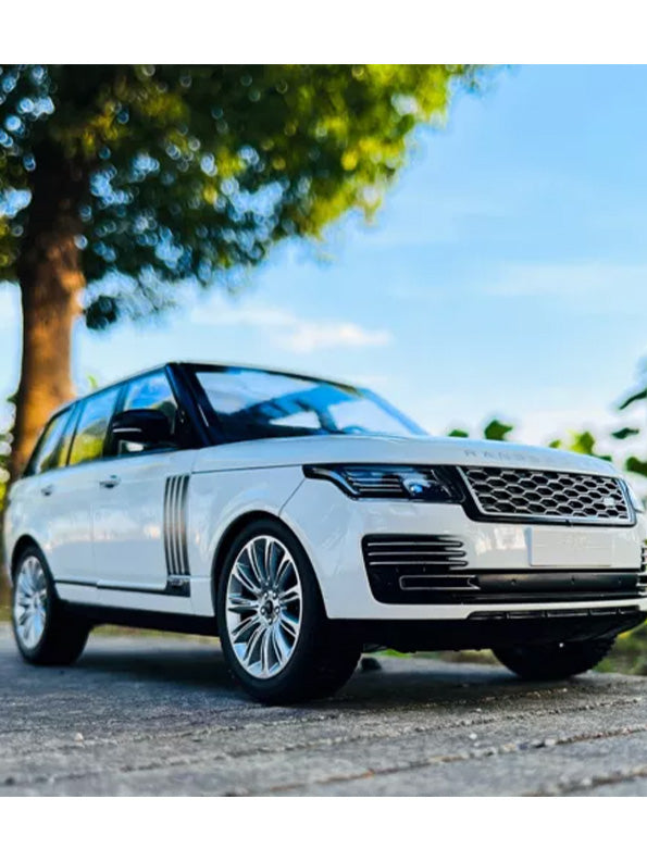 Range Rover Diecast Car Metal - White - Scale 1:18 - Large Size - Signature Variant - Toyloft