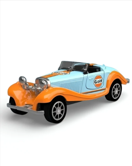 Classic Gulf Oil Edition Vintage Roadster 1:36 Scale Die-Cast Model Car MD3163.