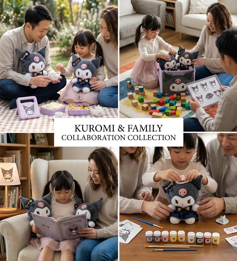 Sanrio Kuromi 10-Inch Plush Toy – Elegant Navy Blue & Gold Dress Edition – Soft Collectible Stuffed Animal for Kids ST16644