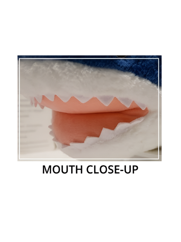 10-Inch Blue Shark Plush Toy – Realistic Soft Ocean Animal Toy ST14198.