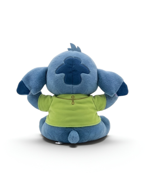 10-Inch Blue Stich Plush Toy in Green Baseball Jersey ST15992.