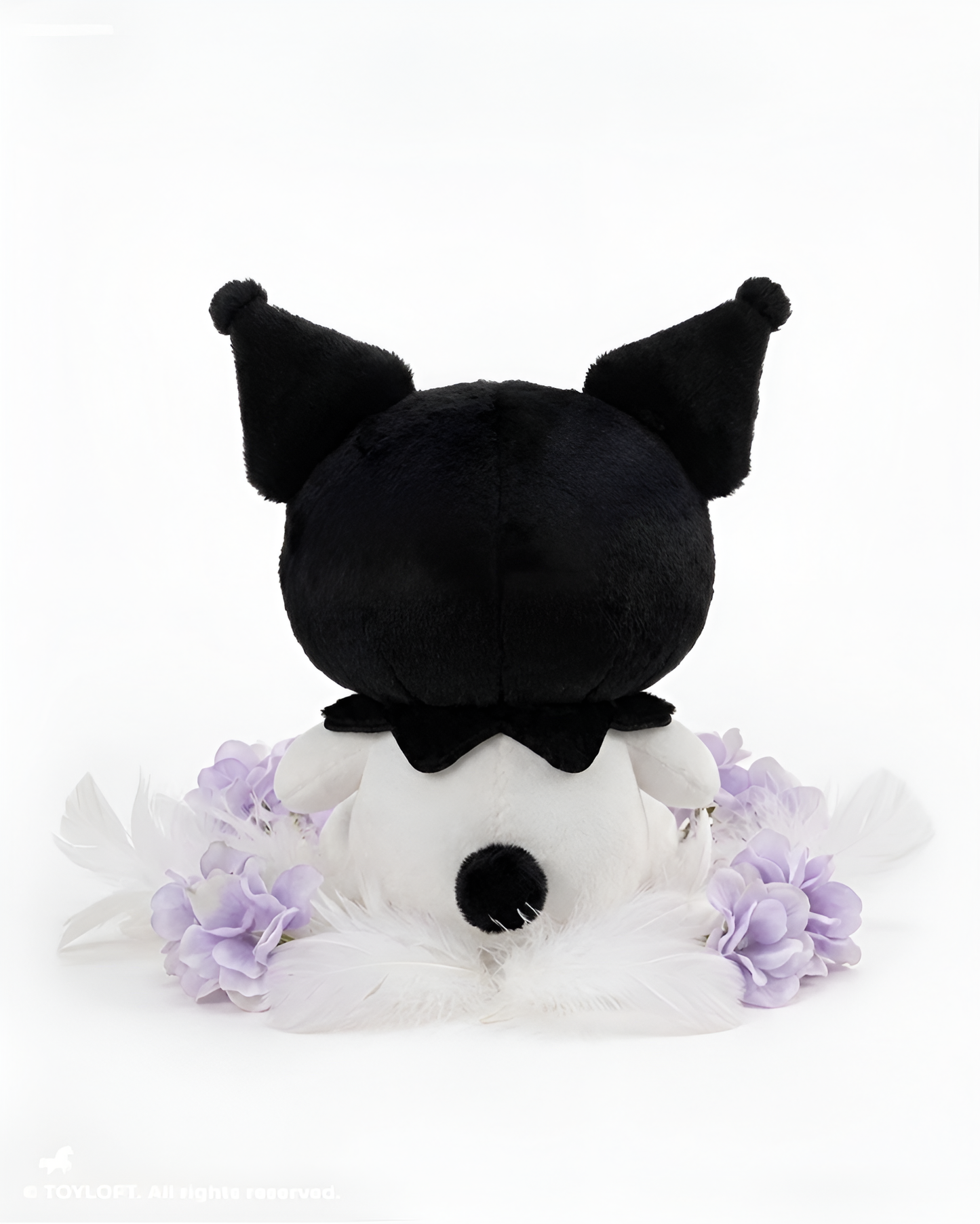 10-Inch Kuromi Plush Toy with Purple Heart Black ST15435.