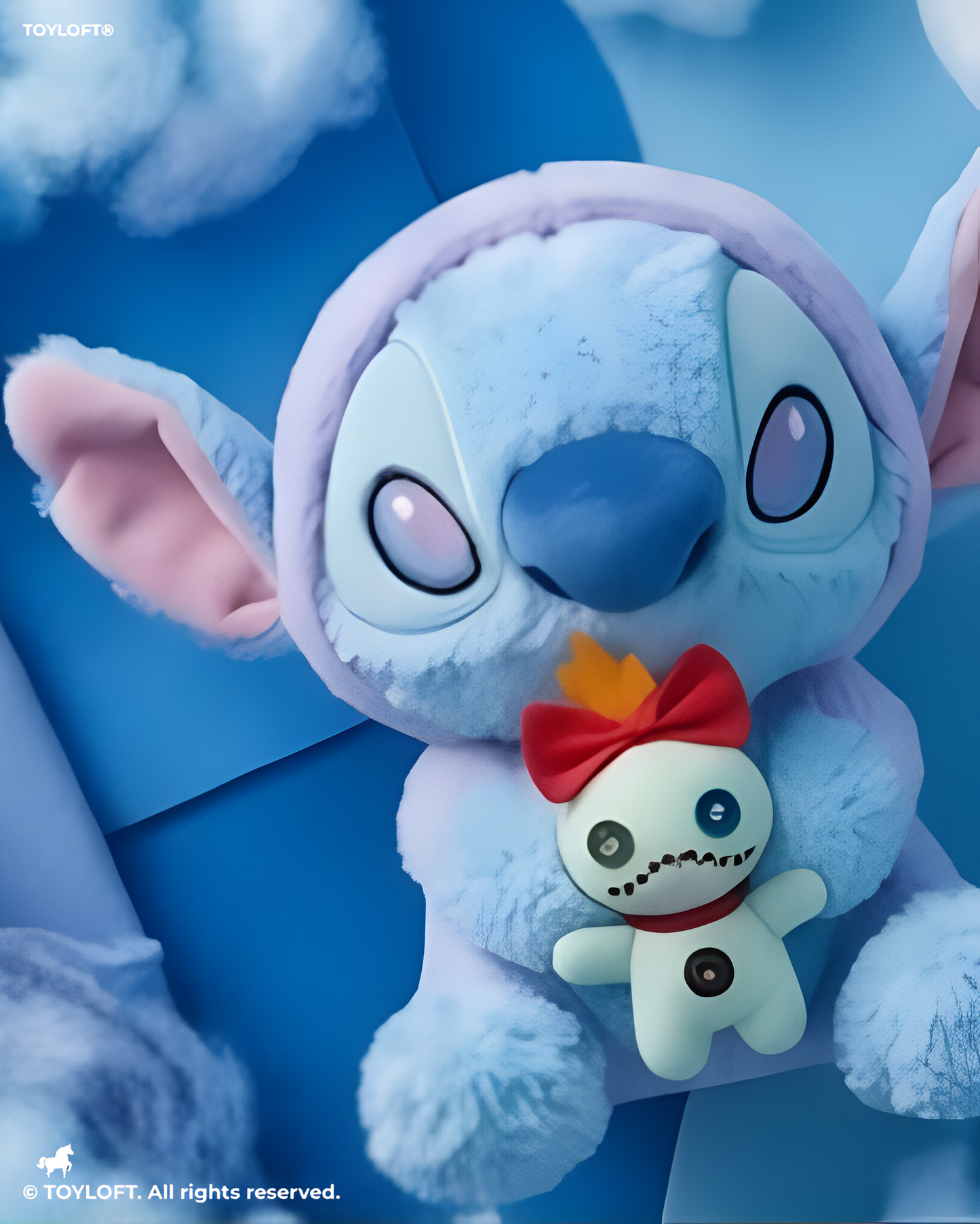 10-Inch Stitch Plush Holding Scrump Doll ST15981.