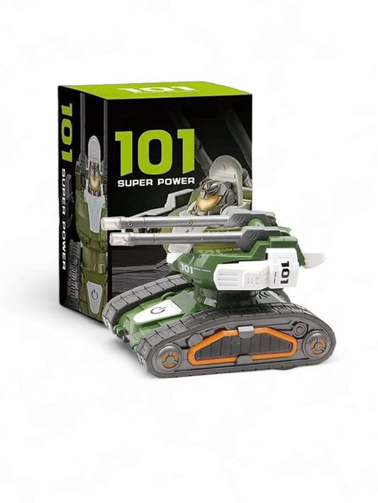 101 Super Power Tank Toy For Kids - Green (L-40)