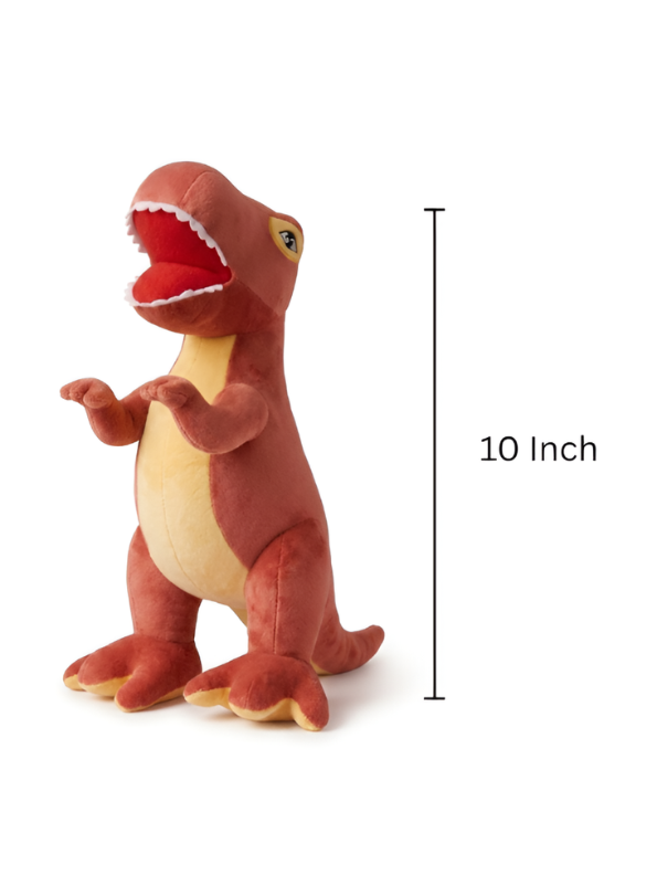 10 Inch T-Rex Dinosaur Soft Toy – Cute Stuffed Animal Plushie Red ST14196.