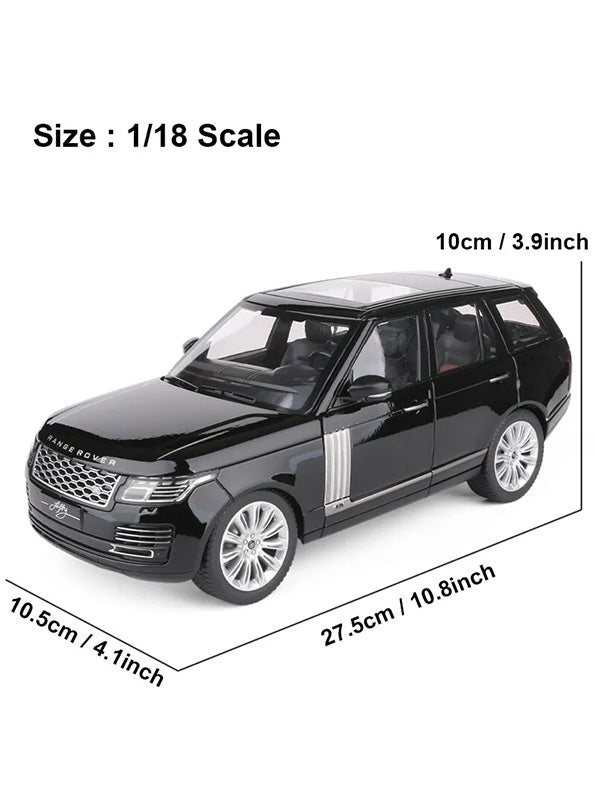 Range Rover Diecast Car Metal - Scale 1:18 - Large Size - Signature Variant