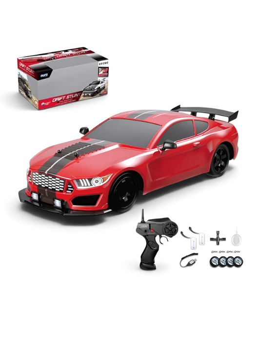 1:16 Scale High-Speed RC Drift Car with LED Lights, Smoke Spray Exhaust LMI16851.
