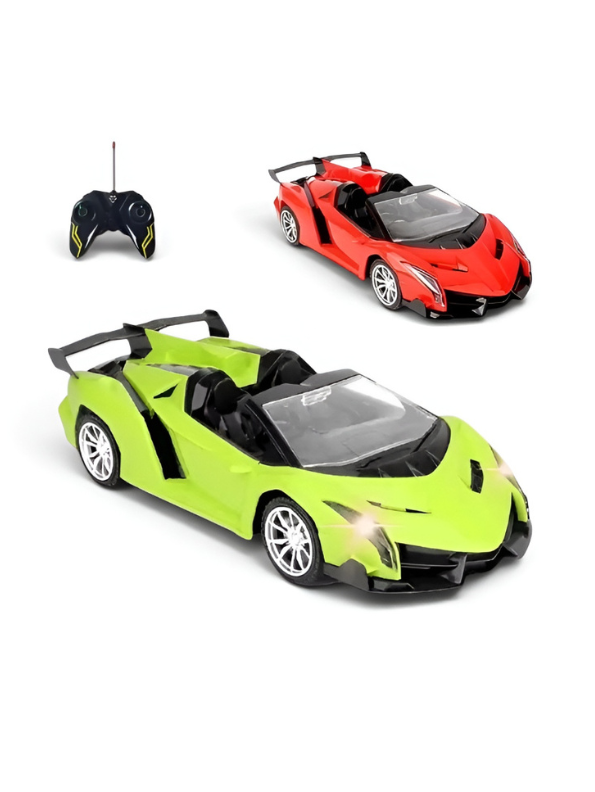 1:18 Scale Remote Control Lamborghini Veneno Roadster Style RC Car Green LMI12767.