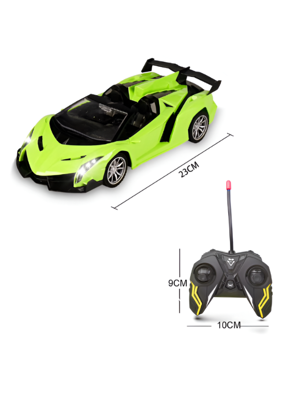 1:18 Scale Remote Control Lamborghini Veneno Roadster Style RC Car Green LMI12767.