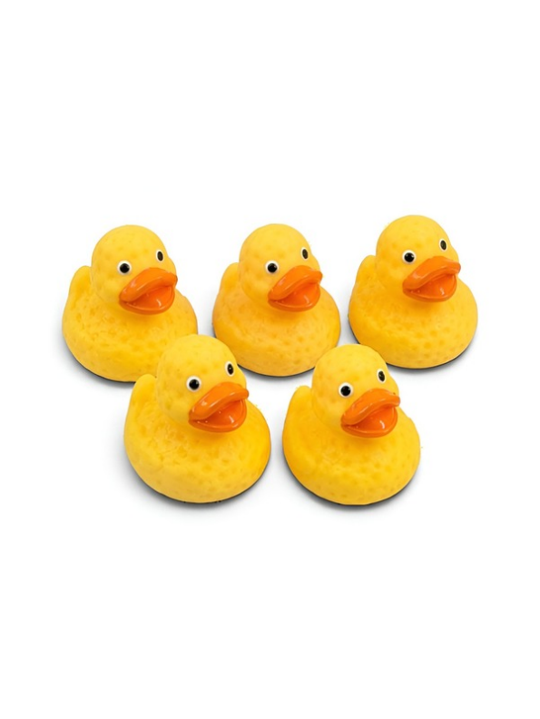 12-Piece Squeezy Mini Rubber Duck Bath Toy Set LMI16704