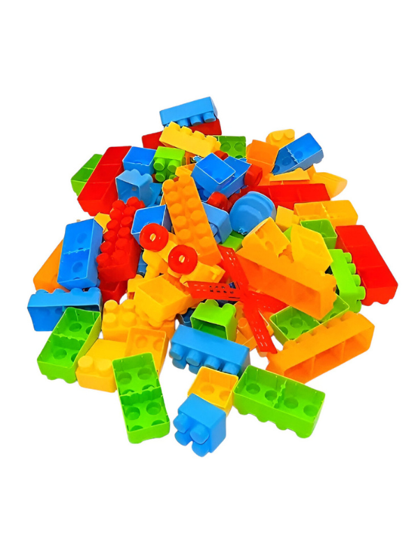 120 Pcs My Blocks Play & Learn Building Set for Kids – Educational Plastic Bricks Toy LMI8255.