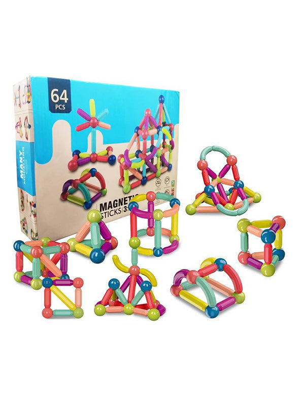 Magnetic Sticks Building Blocks For kids - 64 Pcs (NX.L-10)