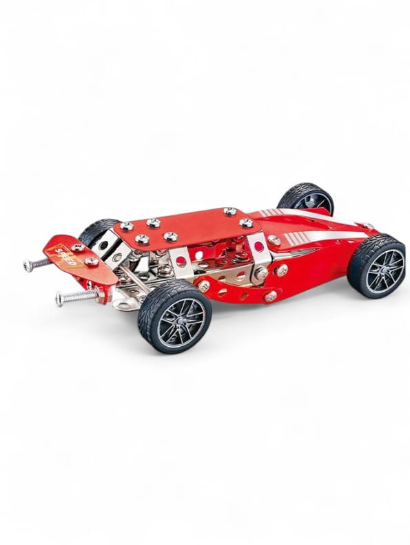 Stem Racing Model Block 133-Piece Racing Car Building Blocks Toy Set - Creative STEM Play (NX-N ...