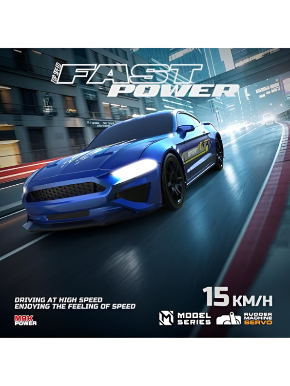 Drift RC Car – Blue 4WD High-Speed 1:43 Scale Remote Control Racing Car TV5918