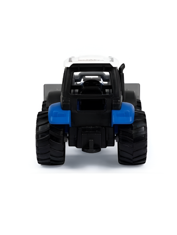1:64 Scale Mini RC Tractor Toy with Acrylic Display Case Dozer Blade MD578.