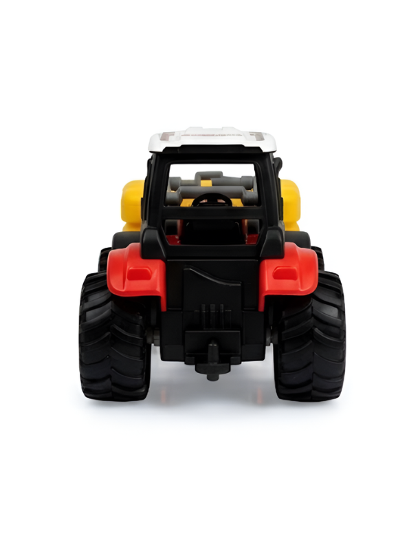 1:64 Scale Mini RC Tractor Toy with Acrylic Display Case Pallet Fork MD578.