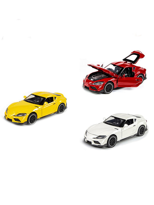 Toyota Supra Metal Model Diecast Car - Scale 1:36 - Pack Of 3 (MS-S-24) - Toyloft