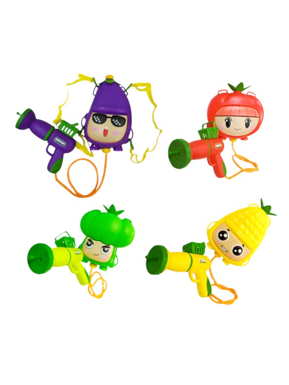 TomatoSplash – 1800ml Backpack Water Gun for Kids | High-Capacity Pressure Pump Holi Pichkari LMI14411.