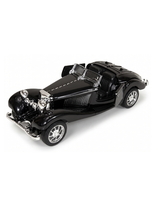 1936 Mercedes-Benz 500K Special Roadster Vintage Diecast Model Car –  1:36 Premium Alloy Pull-Back Miniature Car Openable Doors LMI16724