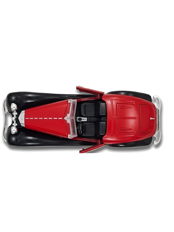 1936 Mercedes-Benz 500K Special Roadster  Vintage Diecast Model Car – Red 1:36 Premium Alloy Pull-Back Miniature Car Openable Doors LMI16724