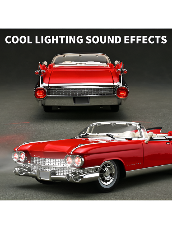 1959 Cadillac Eldorado Biarritz 1:24 Scale Diecast Vintage Classic Model Car TV6639.