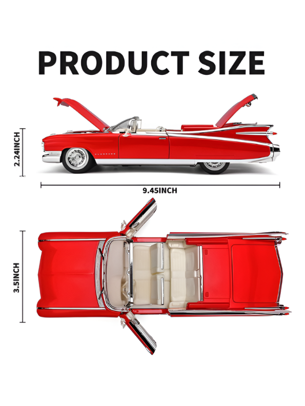 1959 Cadillac Eldorado Biarritz 1:24 Scale Diecast Vintage Classic Model Car TV6639.