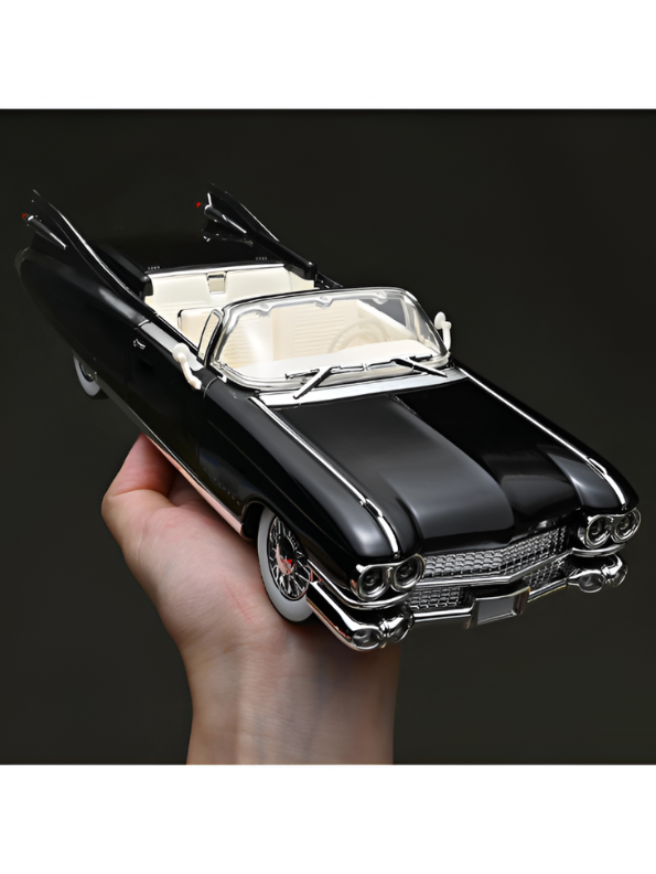 1959 Cadillac Eldorado Biarritz 1:24 Scale Diecast Vintage Classic Model Car Black TV6639.
