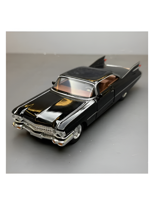 1959 Cadillac Series 62 Diecast Model Car 1:32 Scale – Classic Vintage American Luxury Collectible Black TV6280.