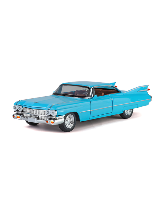 1959 Cadillac Series 62 Diecast Model Car 1:24 Scale – Classic Vintage American Luxury Collectible Turquoise TV6123.