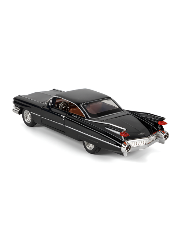 1959 Cadillac Series 62 Diecast Model Car 1:32 Scale – Classic Vintage American Luxury Collectible Black TV6280.