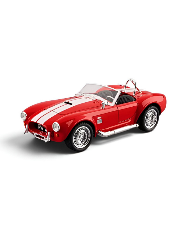 1965 Shelby Cobra 427 S/C Diecast Car 1:22 Scale Red MD608.