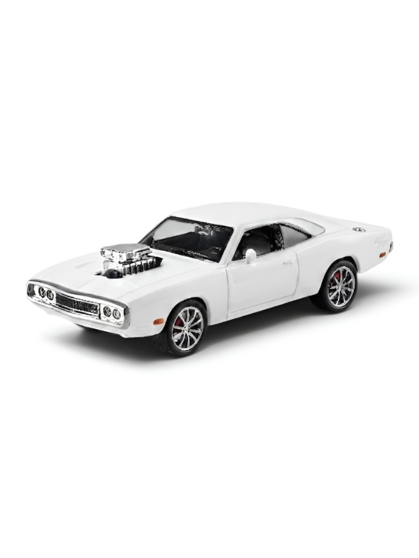 1970 Dodge Charger Diecast Alloy Model Car 1:24 Scale | Lights, Sound & Pull-Back Action TV5608