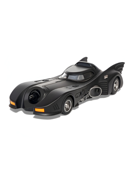1989 Batmobile Diecast Car Scale 1:24 Alloy Collectible – Classic Batman Vehicle Model NX16090.