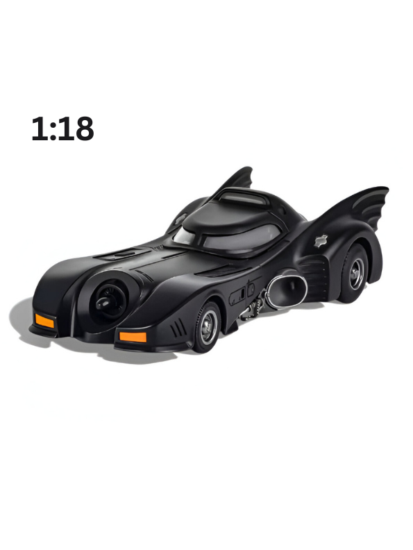 1989 Batmobile Diecast Car 1:18 Scale Alloy Collectible – Classic Batman Movie Vehicle Model NX16105.