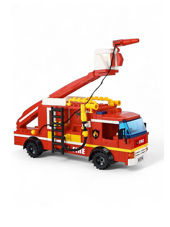 Building Blocks Fire Truck Toy for Kids - Creative Construction Set (TV-N-24)