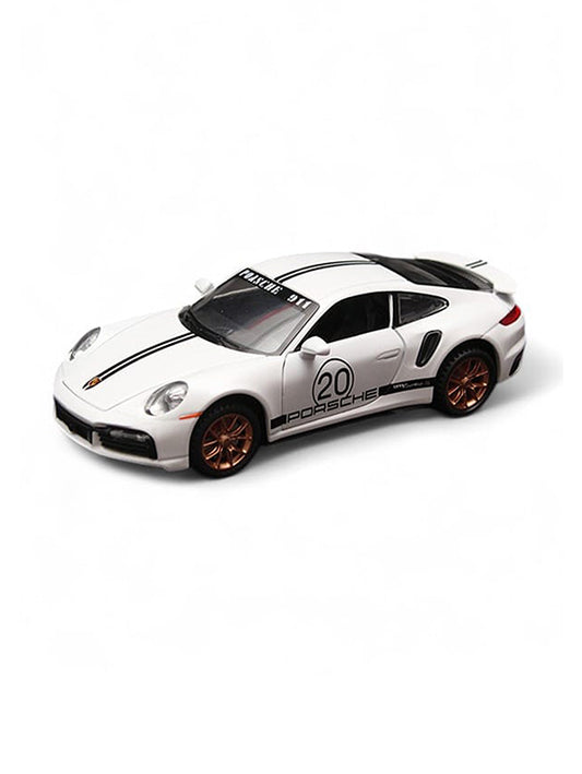 Porsche GT Model Metal Diecast Scale 1:24 - White (NX-N-24)