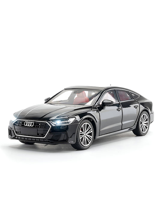 Audi A7 1:24 Scale Diecast Metal Model Car – Black (MD-N-24)