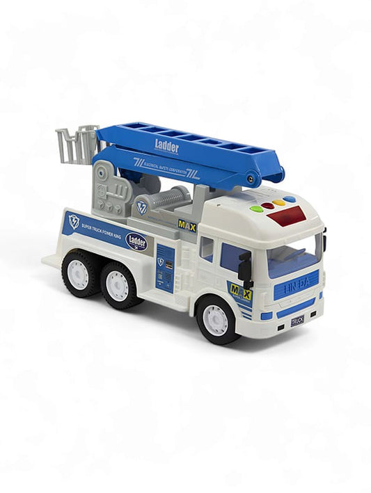 Mixer Construction Truck With Light And Sound Pull Back Vehicles (L-103) - Toyloft