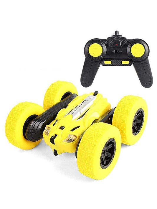 360 Degree Drift Stunt Remote Control Car Racing Car Toy for Kids - Yellow (L-88) | Exciting Stunts