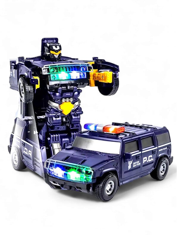 Police Robot Car Toy For Kids