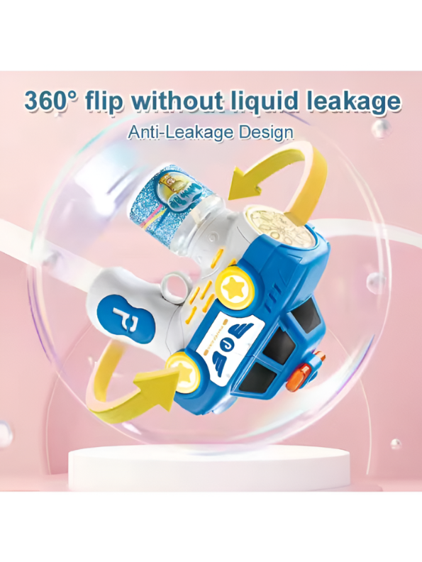 2-in-1 Electric Police Car Bubble Gun LMI16590.