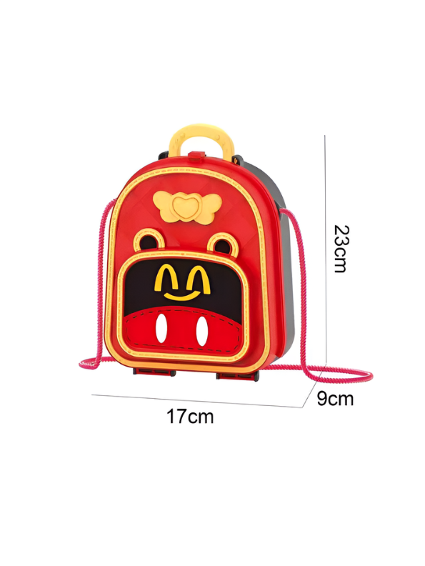 2-in-1 Kids Burger Shop Play Set Backpack TV160.