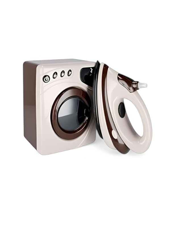 2-in-1 Kids Washing Machine & Iron Toy Set with Lights & Sound TV1564.