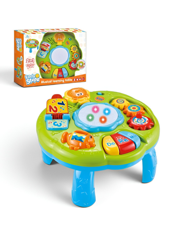 2-in-1 Musical Activity Table for Toddlers – Educational Learning Toy MD307.