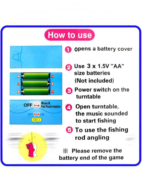 2-in-1 Rotating Ocean Fishing Pond Toy with Music, Glowing Lights & 4 Fishing Rods for Kids MD488