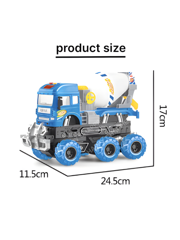 2-in-1 Transforming Cement Mixer Toy Truck TV4922.