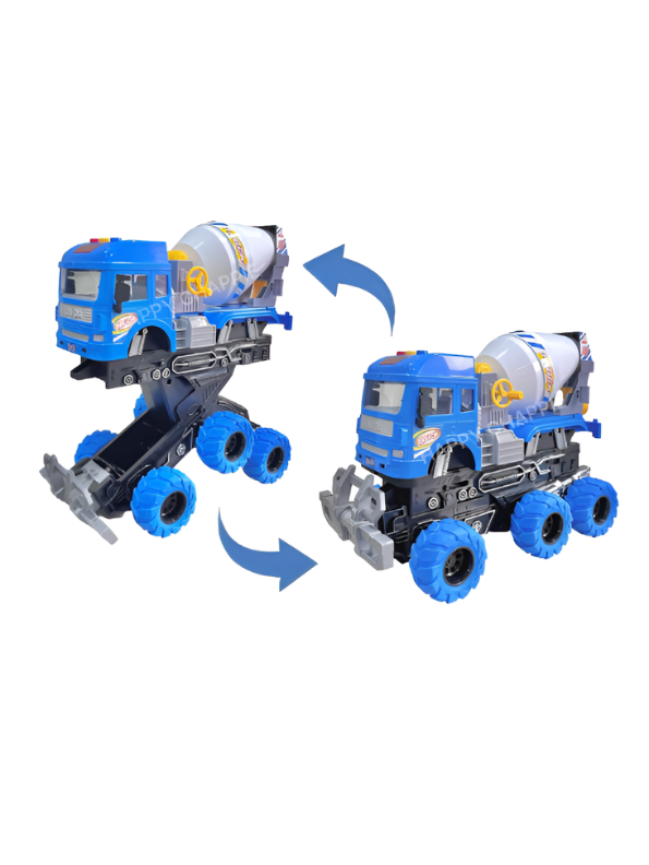 2-in-1 Transforming Cement Mixer Toy Truck TV4922.